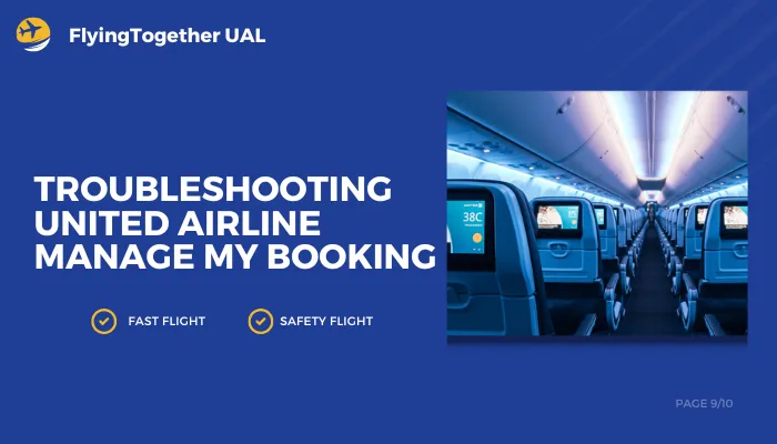 Troubleshooting United Airline Manage My Booking